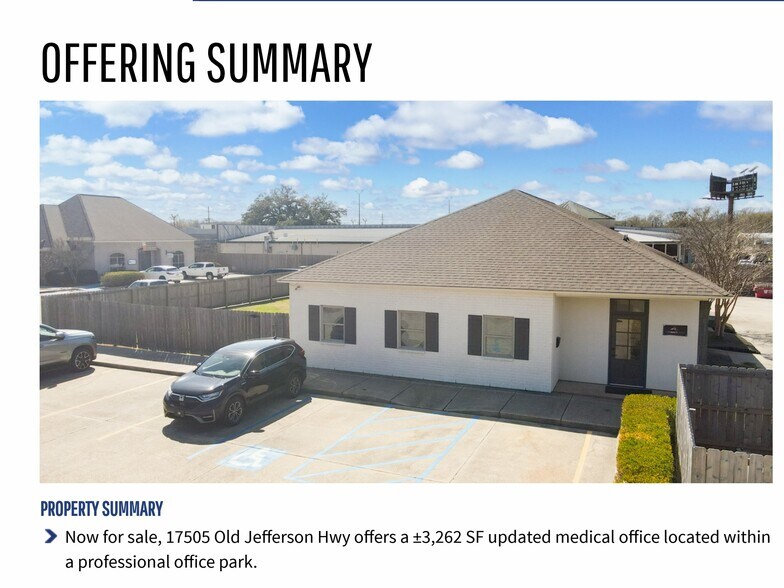 More Photos Of 17505 Jefferson Hwy, Prairieville Medical For Sale