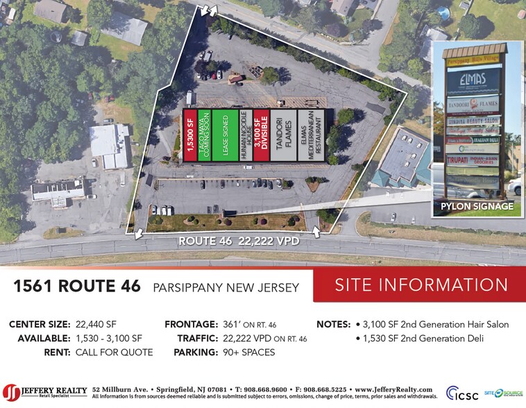 More Photos Of 1561 US Highway 46, Parsippany Unknown For Lease