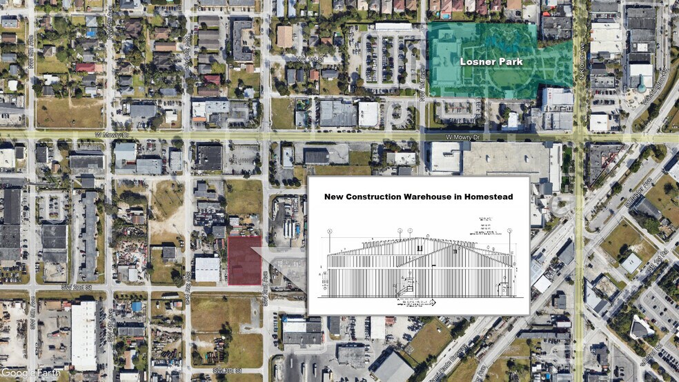 More Photos Of 146 2nd St, Homestead Warehouse For Lease