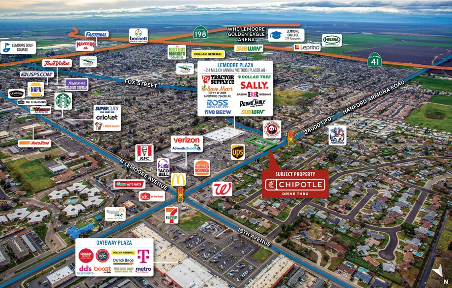 More Photos Of 223 W Hanford Armona Rd, Lemoore Fast Food For Sale