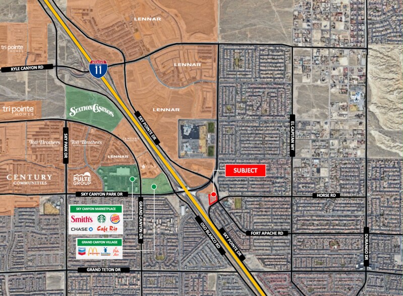 More Photos Of 8507 N Fort Apache Rd, Las Vegas Land For Lease
