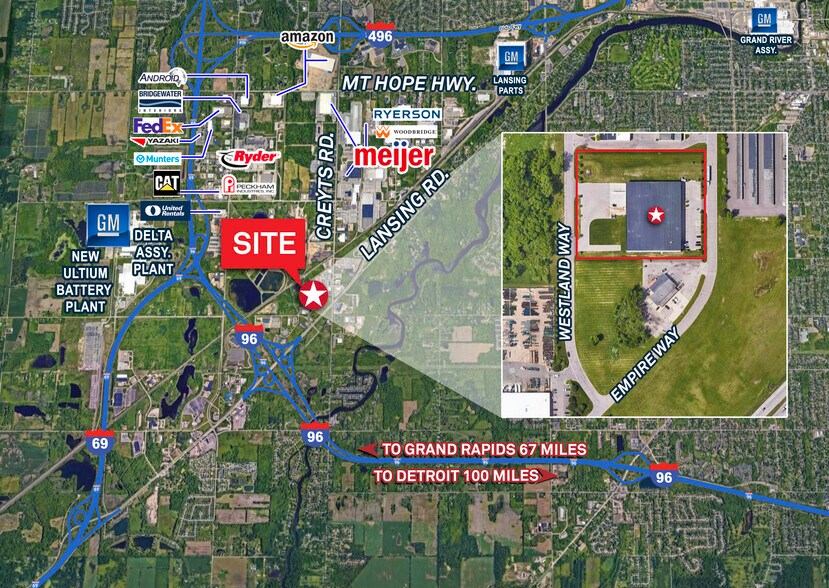 More Photos Of 4808 Empire Way, Lansing Warehouse For Sale