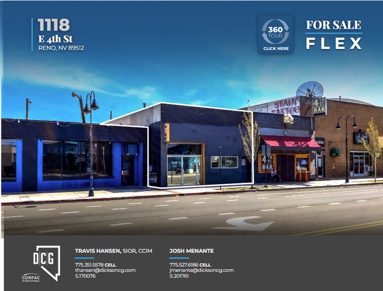 Primary Photo Of 1118 E 4th St, Reno Flex For Sale