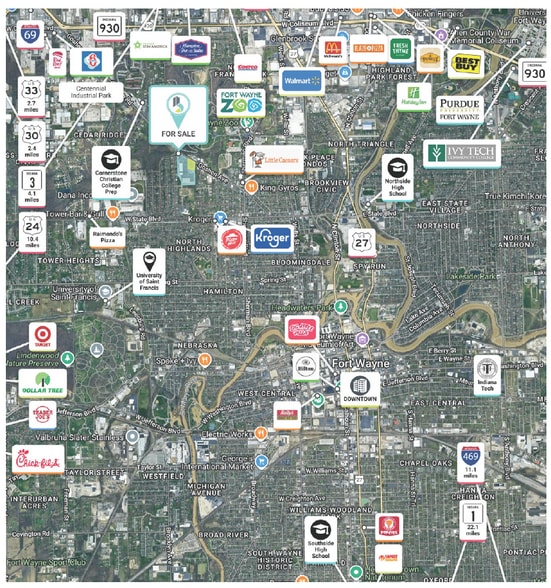 More Photos Of 1421-1575 Goshen Ave, Fort Wayne Storefront For Sale