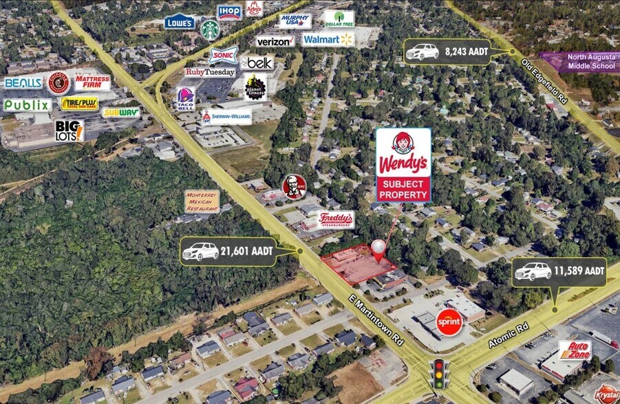 More Photos Of 517 E Martintown Rd, North Augusta Fast Food For Sale