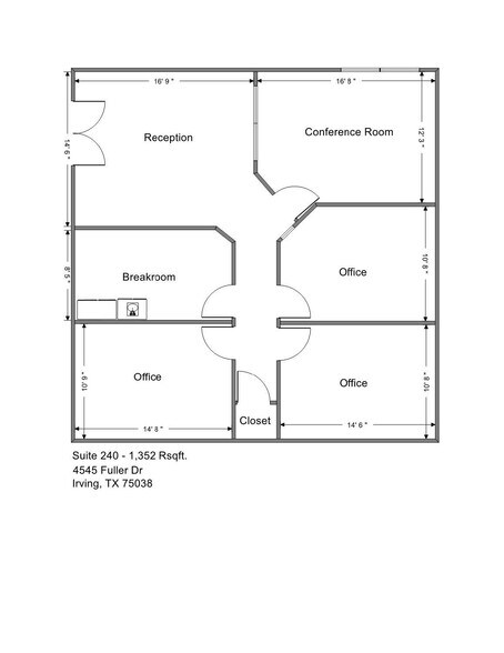 More Photos Of 4545 Fuller Dr, Irving Office Residential For Lease