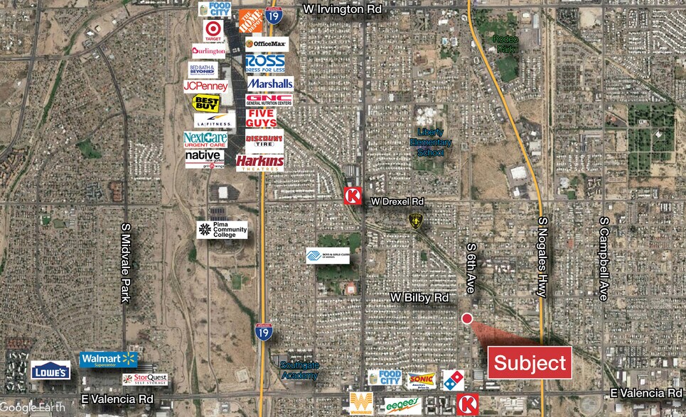 More Photos Of 6130 S 6th Ave, Tucson Land For Sale