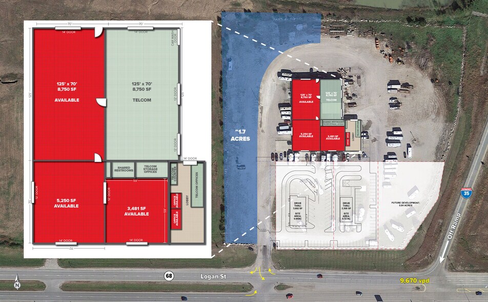 More Photos Of 2515 E Logan St, Ottawa Warehouse For Lease