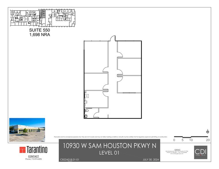 More Photos Of 10930 W Sam Houston Pky N, Houston Office For Lease