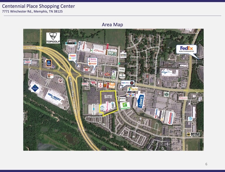 More Photos Of 7741-7771 Winchester Rd, Memphis Storefront For Sale