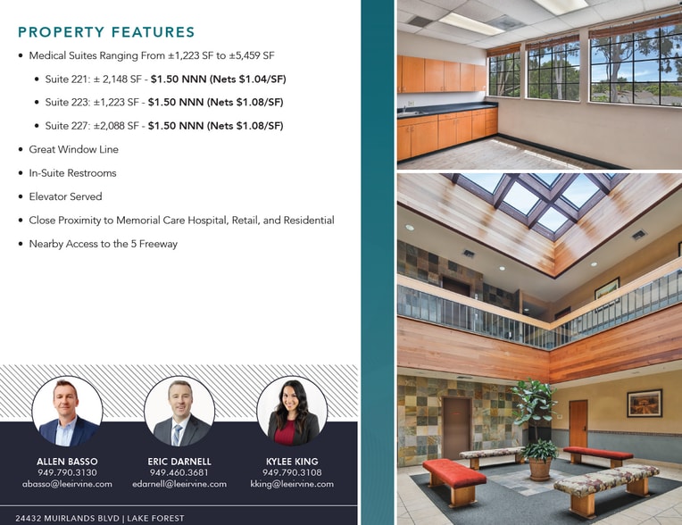 More Photos Of 24432 Muirlands Blvd, Lake Forest Medical For Lease