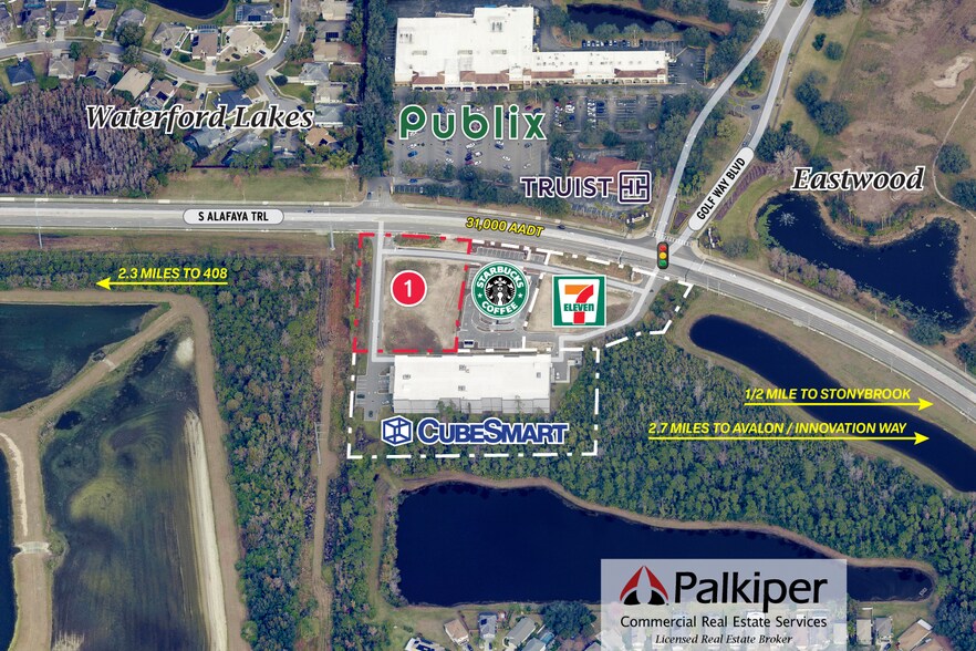 Primary Photo Of 1890 S Alafaya Trl, Orlando Land For Lease