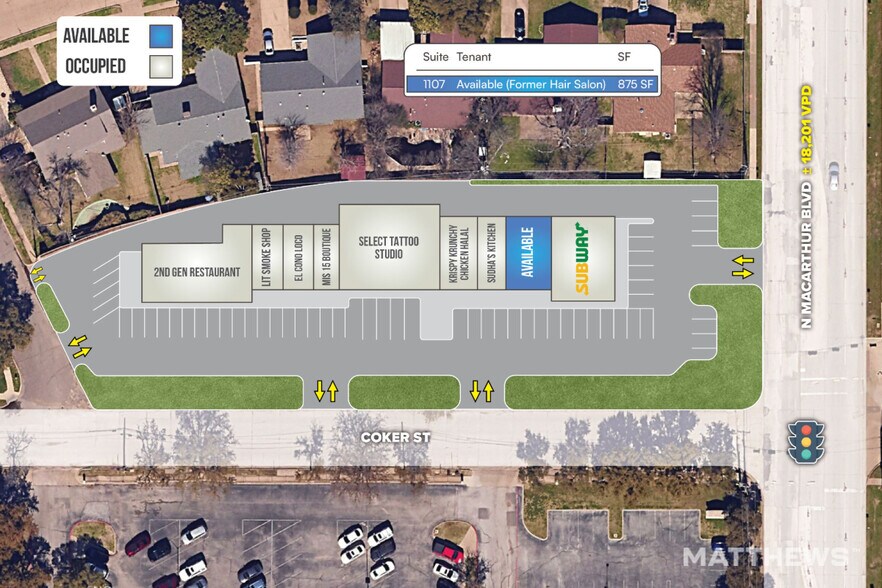 More Photos Of 1125 Coker St, Irving General Retail For Lease