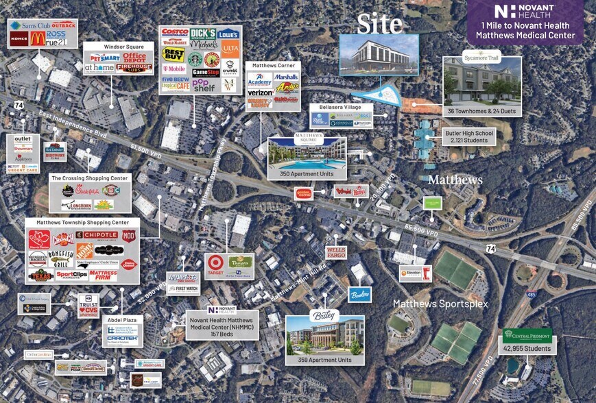 More Photos Of 2930 Matthews Township Pkwy, Matthews Land For Sale