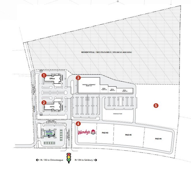 Primary Photo Of Corner of RT 13 and RT 822 (UMES Blvd) Blvd, Princess Anne Unknown For Lease