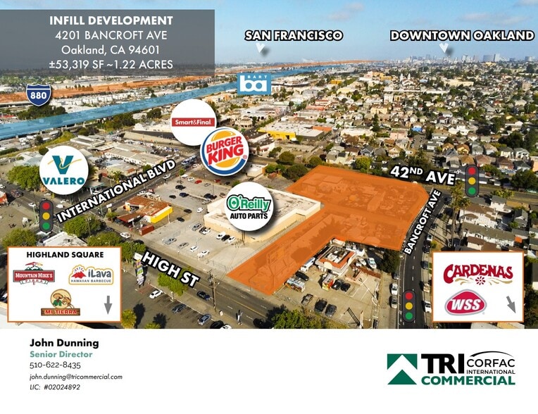 Primary Photo Of 4201 Bancroft Ave, Oakland Land For Sale