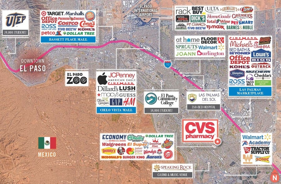 More Photos Of 745 N Zaragoza Rd, El Paso Drugstore For Sale