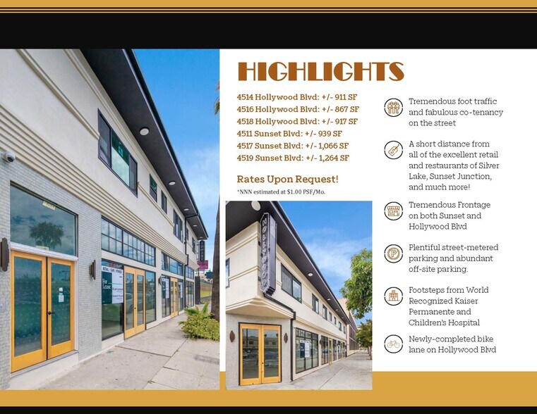 More Photos Of 4511 W Sunset Blvd, Los Angeles Storefront Retail Residential For Lease