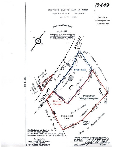 More Photos Of 888 Turnpike St, Canton Land For Sale