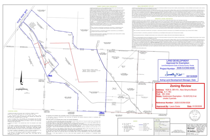 More Photos Of 1625 State Route 415, Osteen Land For Sale