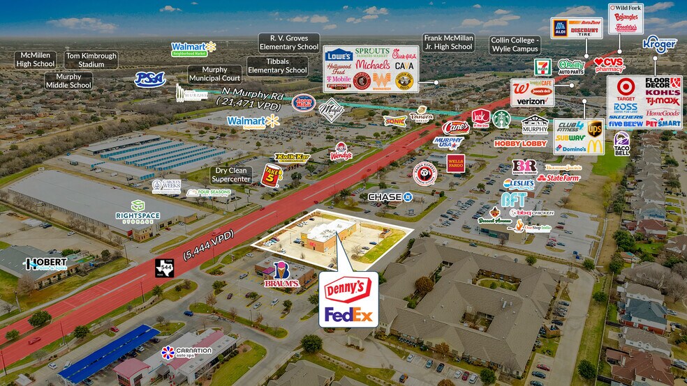 More Photos Of 302 FM 544, Murphy Restaurant For Sale