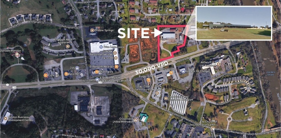 More Photos Of 4216 W Stone Dr, Kingsport Industrial For Sale