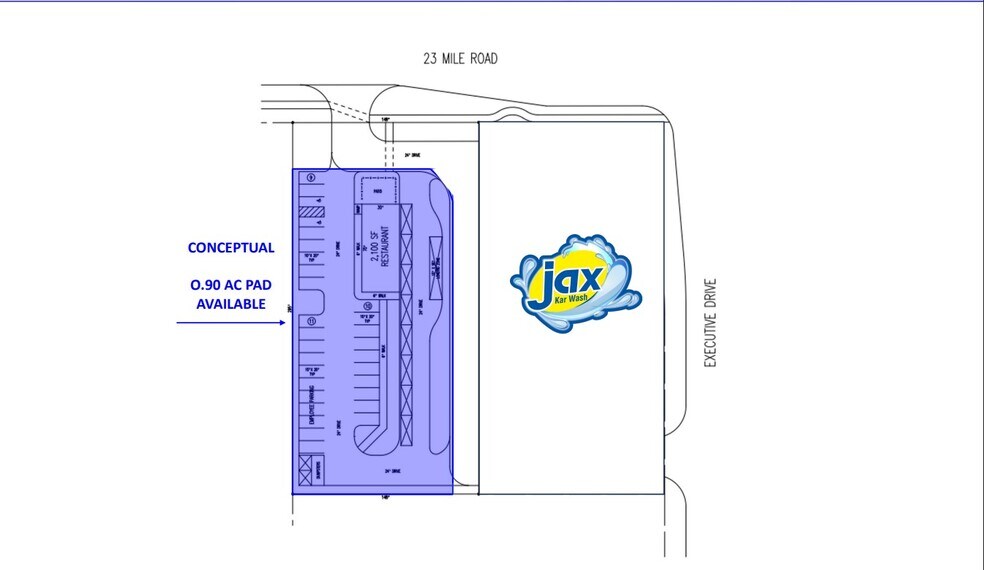 More Photos Of 17300 23 Mile Rd, Macomb Fast Food For Lease