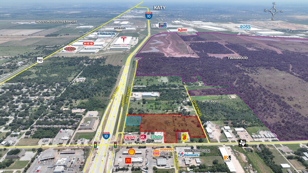 Primary Photo Of 395 FM 359 Road South, Brookshire Land For Sale