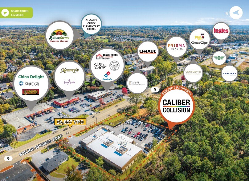 More Photos Of 2527 Boiling Springs Rd, Boiling Springs Auto Repair For Sale