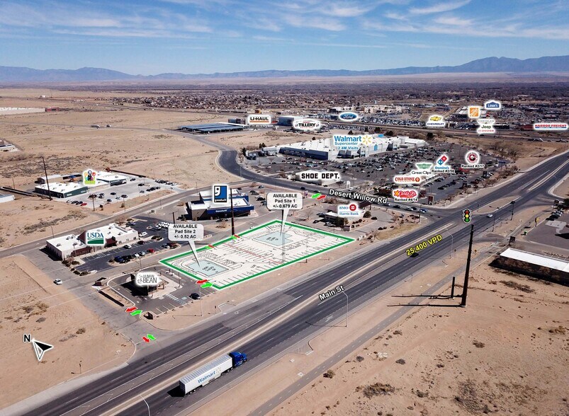 Primary Photo Of Main St NW & Desert Willow Rd, Los Lunas Land For Lease