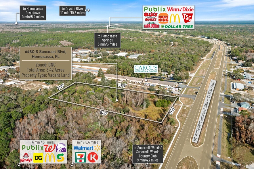 More Photos Of 6480 S Suncoast Blvd, Homosassa Land For Sale