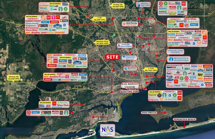 More Photos Of 5400-Blk Mobile Hwy, Pensacola Land For Sale