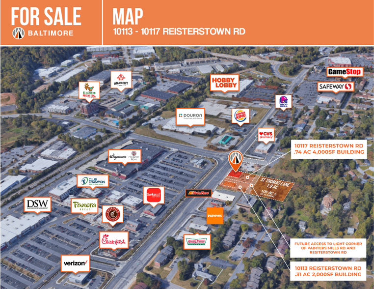 More Photos Of 10113-10117 Reisterstown Rd, Owings Mills Restaurant For Sale