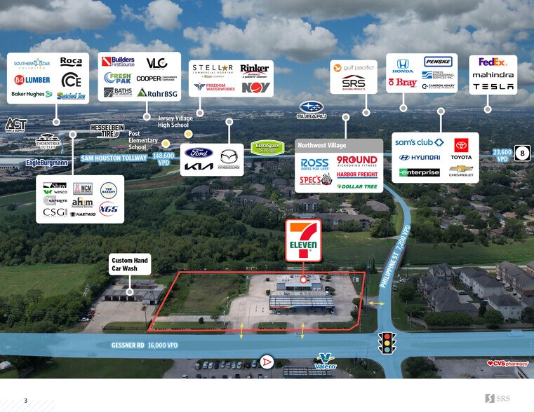 More Photos Of 7677 Gessner Rd, Houston Service Station For Sale