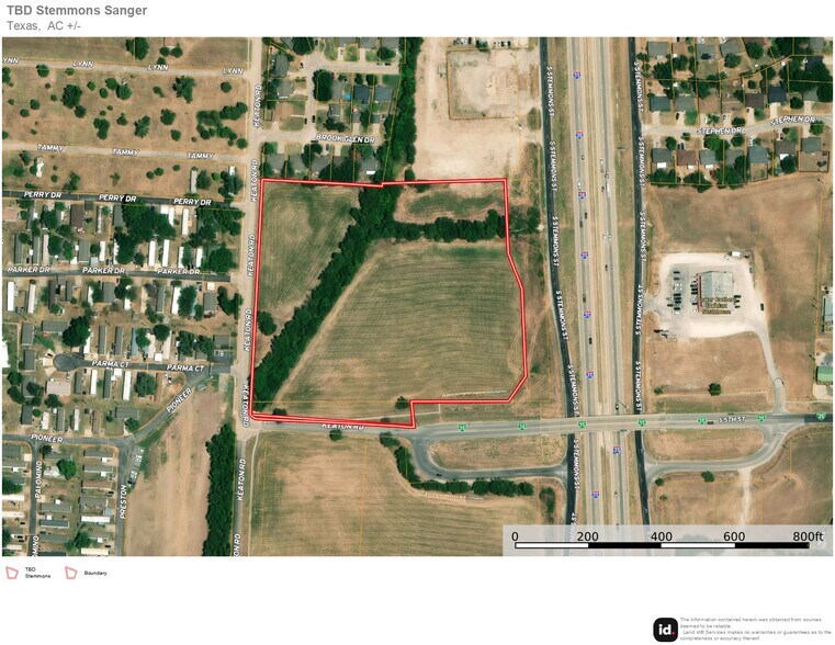 Primary Photo Of I 35 @ Keaton Rd, Sanger Land For Sale