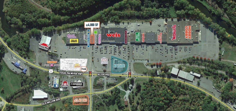 Primary Photo Of 1199 Texas Palmyra Hwy, Honesdale Storefront For Lease