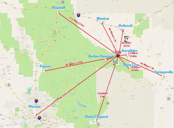 More Photos Of ±13 Miles West of Snowflake, AZ, Snowflake Land For Sale