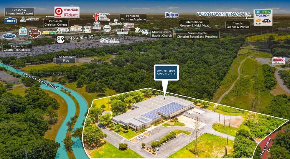 More Photos Of 6020 Enterprise Dr, Pensacola Distribution For Lease