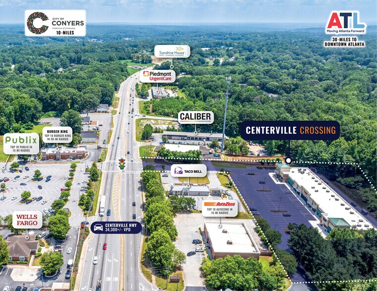 More Photos Of 3555 Centerville Hwy, Snellville Storefront Retail Office For Sale