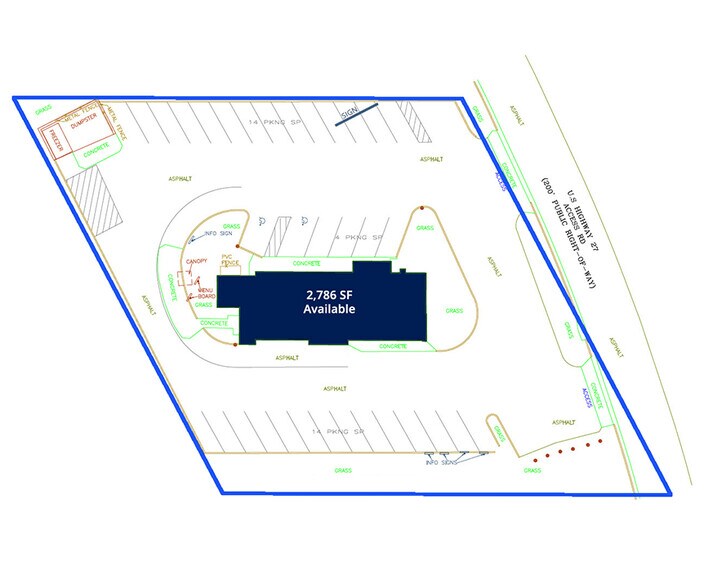 More Photos Of 44304 Highway 27, Davenport Fast Food For Lease