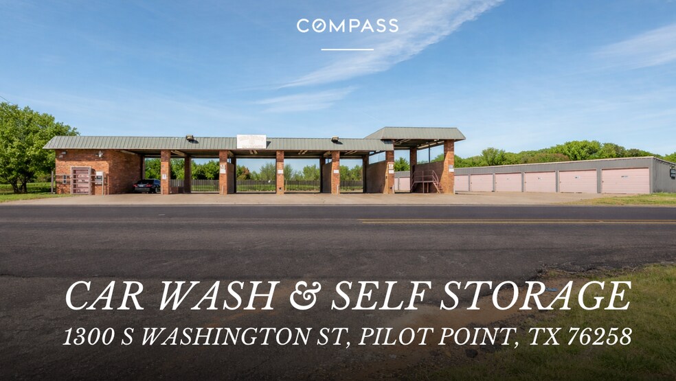 Primary Photo Of 1300 S Washington St, Pilot Point Carwash For Sale