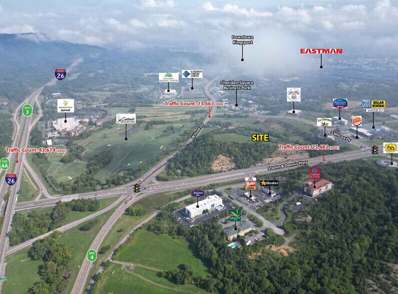 More Photos Of 1400 John B Dennis Hwy, Kingsport Land For Sale