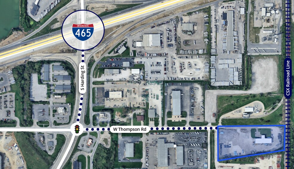 More Photos Of 1110 W Thompson Rd, Indianapolis Warehouse For Lease