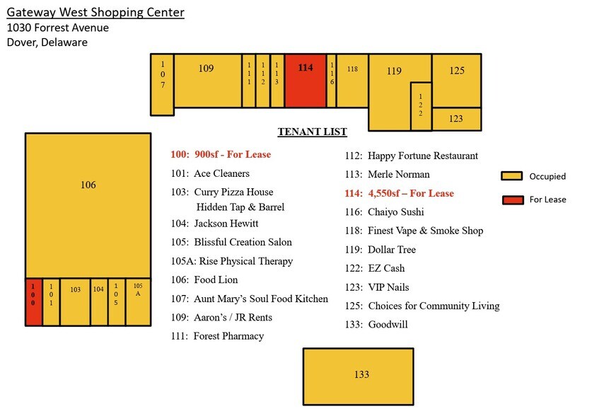 More Photos Of 1030 Forrest Ave, Dover Unknown For Lease