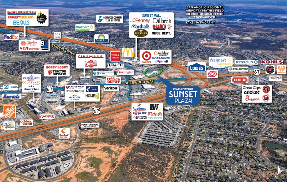 More Photos Of 4175 Sunset Dr, San Angelo Storefront For Sale