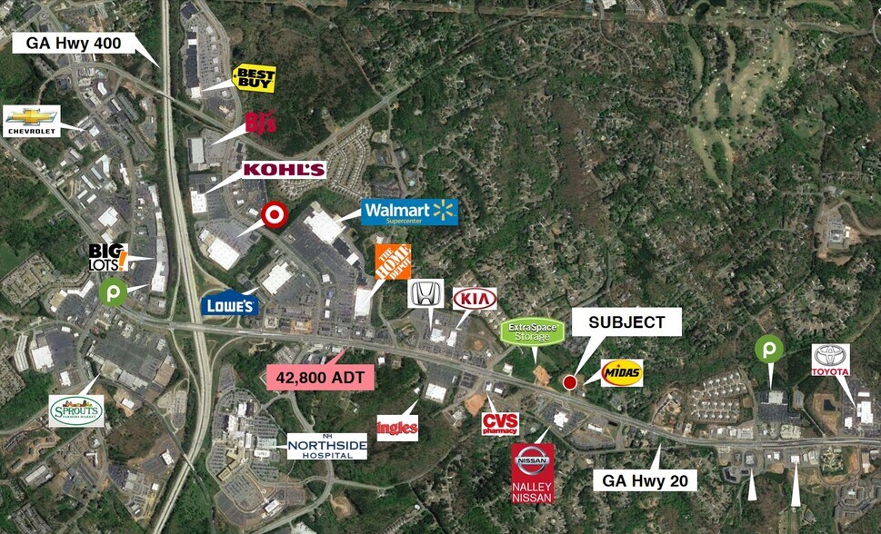 More Photos Of 1305 Buford Hwy, Cumming Land For Sale