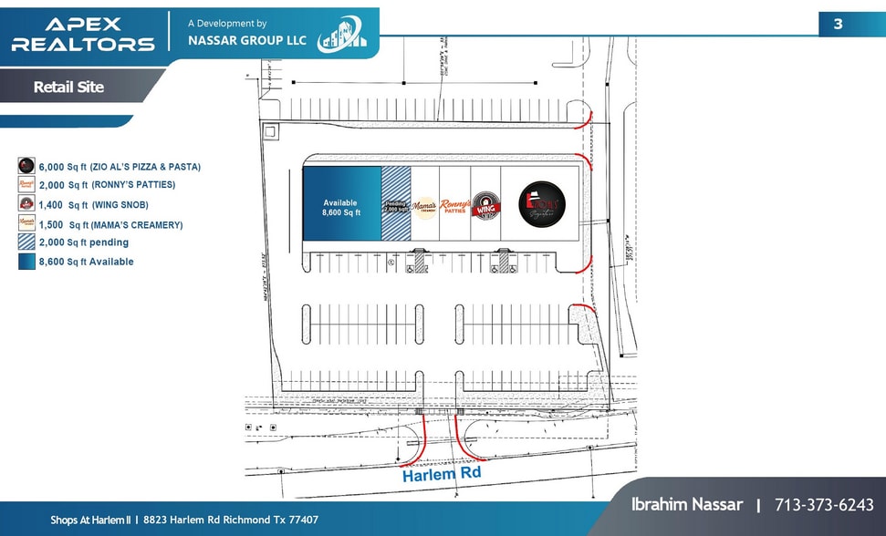 More Photos Of Beechnut St & Harlem Rd, Richmond Skating Rink For Lease