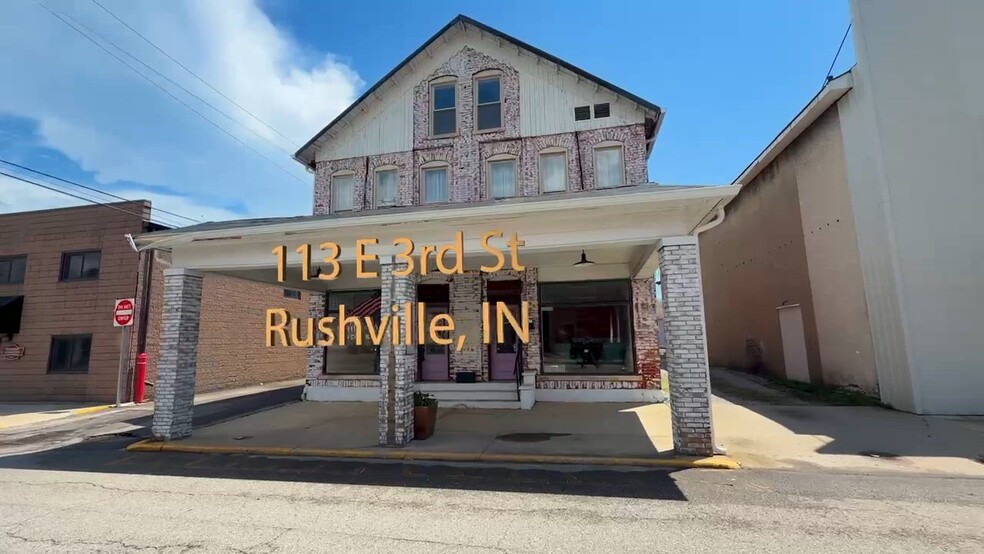 Primary Photo Of 113-115 E 3rd St, Rushville Storefront Retail Residential For Sale