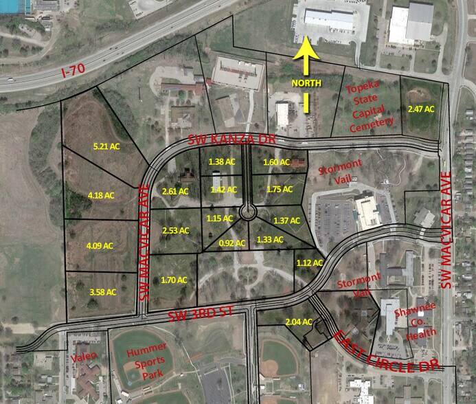 Primary Photo Of SW MacVicar Ave And SW Kanza Dr, Topeka Land For Sale