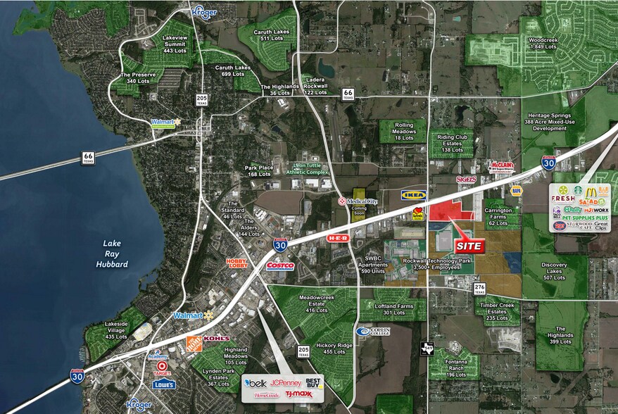 More Photos Of I-30 & Corporate Crossing, Rockwall Land For Lease